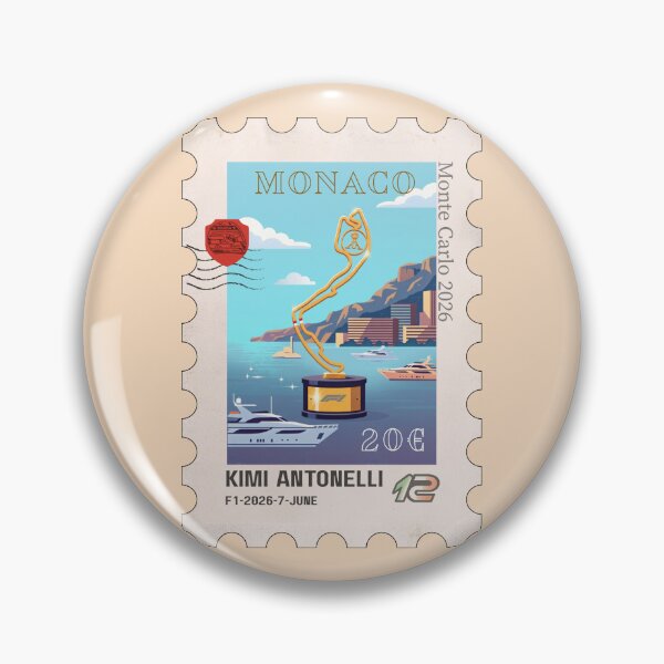 Item preview, F1 MONACO GP MONTE CARLO 2026 Stamp - Winner Kimi designed and sold by Pink Polar F1.