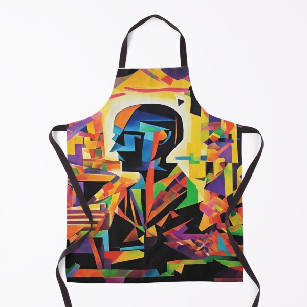 Item preview, Kandinsky-inspired Geometric Light Figure – Abstract Color Glow designed and sold by FotoworldEdel.