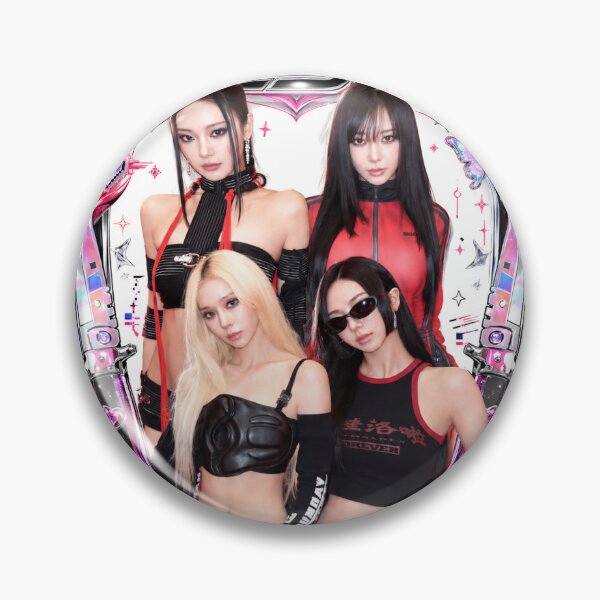Item preview, aespa Full Group Switchblade Song Heavy Chrome Concept Fan Art designed and sold by Valereekmerch.