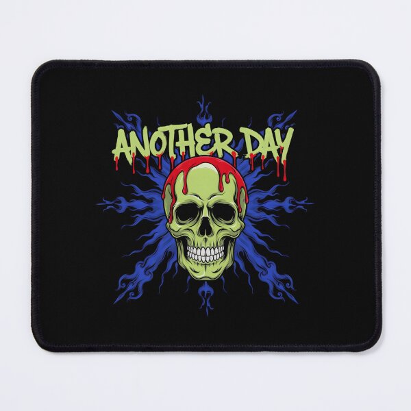 Item preview, Another Day Dripping Green Skull Punk Art designed and sold by Enea Kelo.