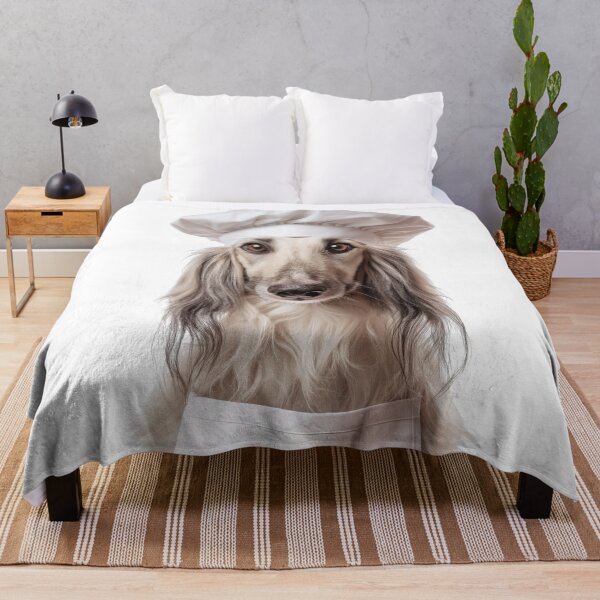 Item preview, Afghan Hound Chef Dog Funny Cooking Apron Hat Cute Pet Portrait designed and sold by LazyOwlStore.