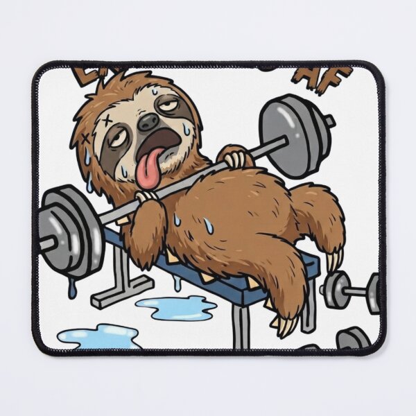 Item preview, Exhausted Sloth Workout designed and sold by JOHNMAX12.