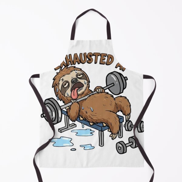Item preview, Exhausted Sloth Workout designed and sold by JOHNMAX12.