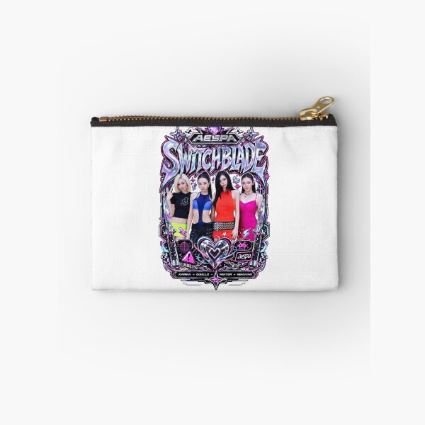 Item preview, aespa Switchblade Lyric Holographic Pixel Heart Sticker Design designed and sold by Valereekmerch.