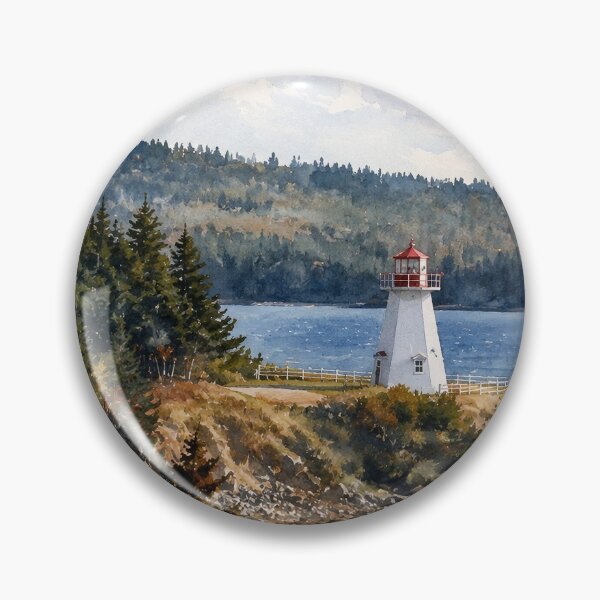 Item preview, Jerome Point Lighthouse designed and sold by Island Art Studios.