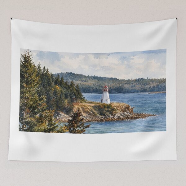 Item preview, Jerome Point Lighthouse designed and sold by Island Art Studios.