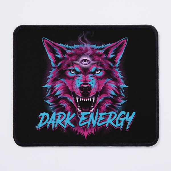 Item preview, Dark Energy Neon Third Eye Cyberpunk Wolf designed and sold by Enea Kelo.