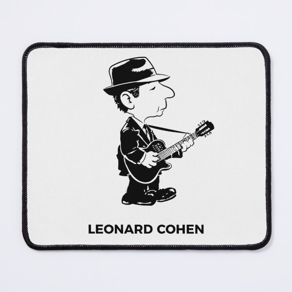 Item preview, Leonard Cohen Funny Caricature – Singer Songwriter Music Illustration designed and sold by THE MODA STEREO.