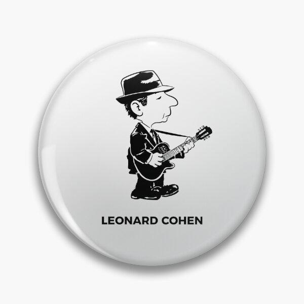 Item preview, Leonard Cohen Funny Caricature – Singer Songwriter Music Illustration designed and sold by THE MODA STEREO.