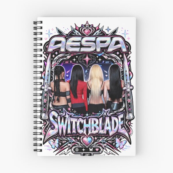 Item preview, aespa Switchblade Track Y2K Chrome Dagger Sticker Pack designed and sold by Valereekmerch.