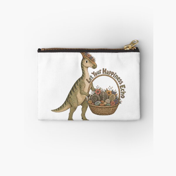 Item preview, Crest of Cheer - Cute Prehistoric Parasaurolophus Dino designed and sold by bapupa.