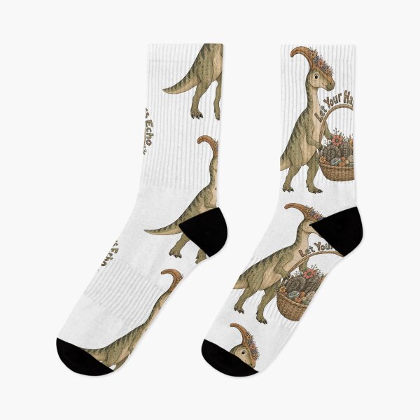 Item preview, Crest of Cheer - Cute Prehistoric Parasaurolophus Dino designed and sold by bapupa.