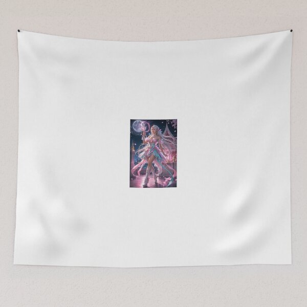 Item preview, Magical Girl in Pink and Blue Gown madoka magical designed and sold by CathryneDelamort.