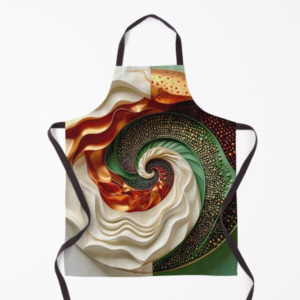 Item preview, Circular Composition in Copper and Green designed and sold by Vicky Brago-Mitchell®.