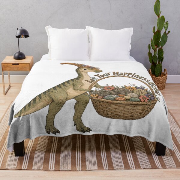 Item preview, Crest of Cheer - Cute Prehistoric Parasaurolophus Dino designed and sold by bapupa.