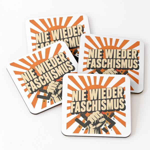 Item preview, Never again fascism – Retro Statement designed and sold by Sunset Syndicate.