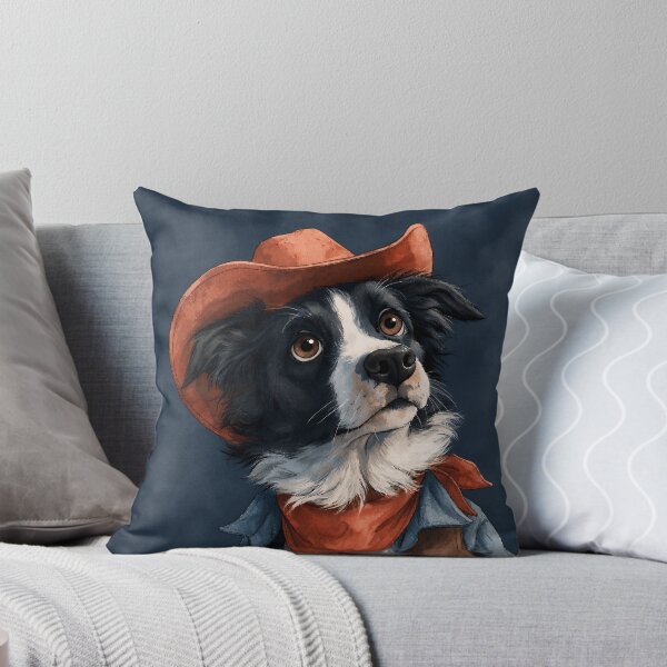 Item preview, Border Collie Cowboy designed and sold by prettykaler.