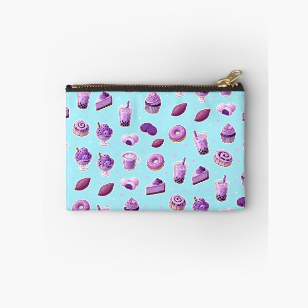 Item preview, Ube Dessert Pattern - Whimsical Purple Yam Food Illustration designed and sold by merchxwear.