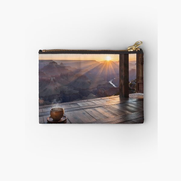 Item preview, Hanok Window to the World: Grand Canyon Sunrise & God Rays | Epic American Desert Fine Art Print designed and sold by SOOstudio73.