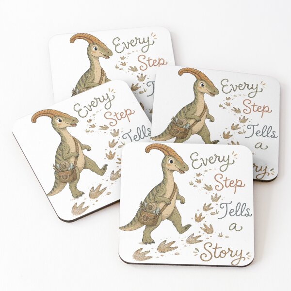 Item preview, Trail Song - Cute Prehistoric Parasaurolophus Dinosaur designed and sold by bapupa.