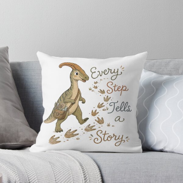 Item preview, Trail Song - Cute Prehistoric Parasaurolophus Dinosaur designed and sold by bapupa.