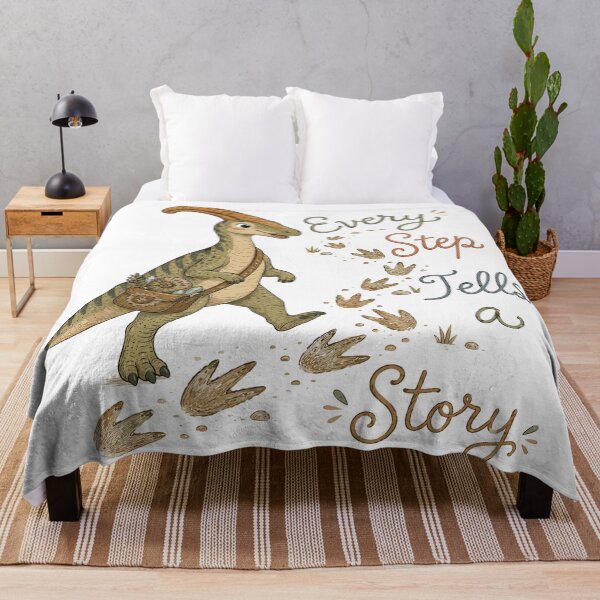Item preview, Trail Song - Cute Prehistoric Parasaurolophus Dinosaur designed and sold by bapupa.