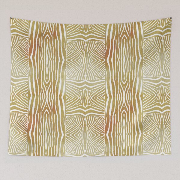 Item preview, Copy of Hand drawn gold zebra stripes designed and sold by Anne Londez Studio.