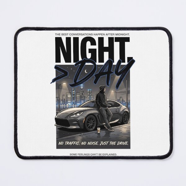 Item preview, Night > Day | Premium Car Enthusiast Streetwear | Night Drive Lifestyle Graphic Tee designed and sold by SAJ Design Studio.