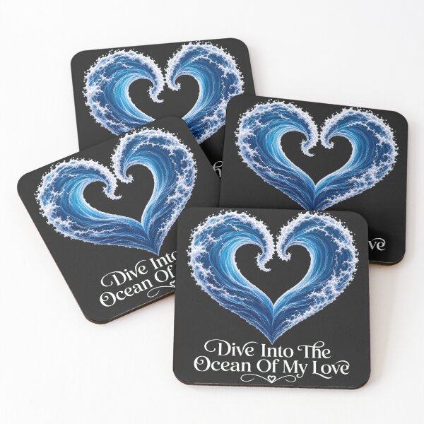 Item preview, Dive Into The Ocean Of My Love Heart Wave Design designed and sold by Aliplus+.