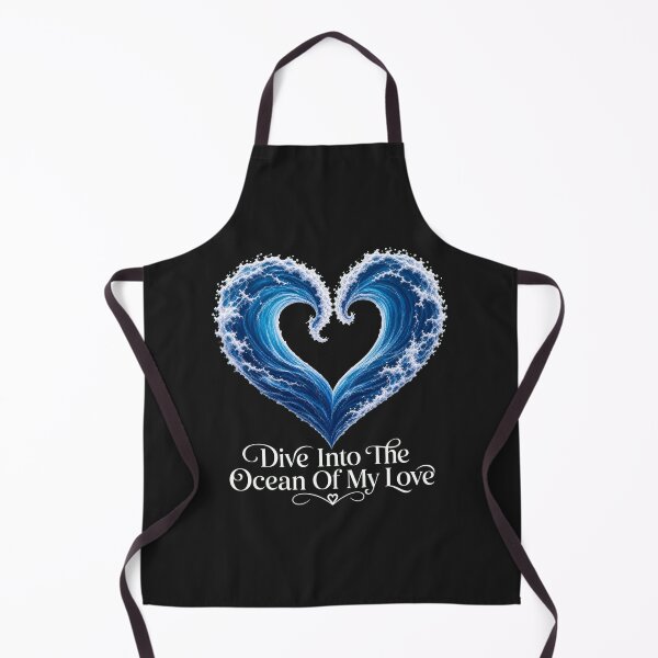 Item preview, Dive Into The Ocean Of My Love Heart Wave Design designed and sold by Aliplus+.