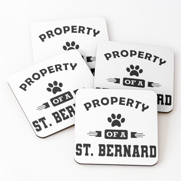 Item preview, Property Of A St. Bernard Dog Lover Paw Print designed and sold by SoyLamderma.