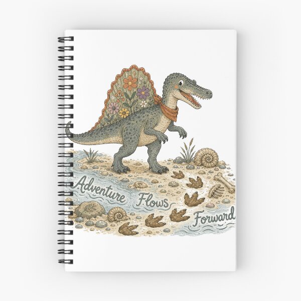 Item preview, River Explorer - Cute Prehistoric Spinosaurus Dinosaur designed and sold by bapupa.