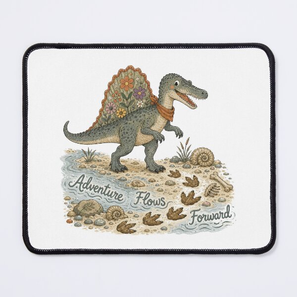 Item preview, River Explorer - Cute Prehistoric Spinosaurus Dinosaur designed and sold by bapupa.
