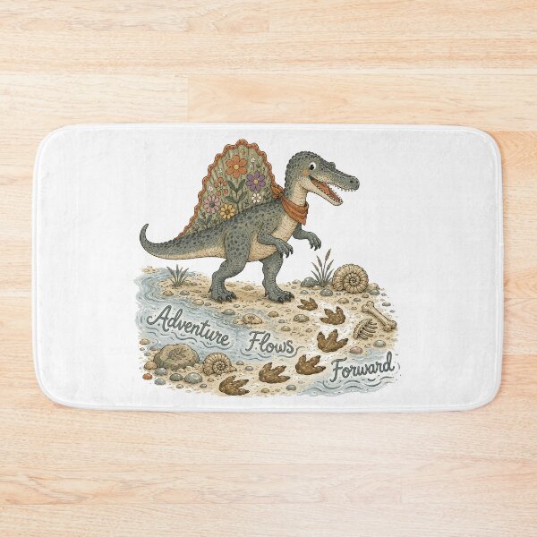 Item preview, River Explorer - Cute Prehistoric Spinosaurus Dinosaur designed and sold by bapupa.