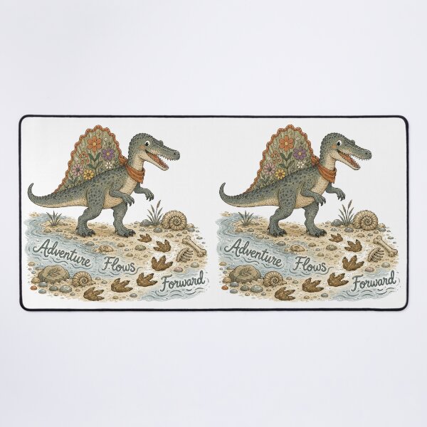 Item preview, River Explorer - Cute Prehistoric Spinosaurus Dinosaur designed and sold by bapupa.