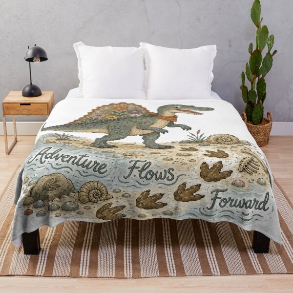 Item preview, River Explorer - Cute Prehistoric Spinosaurus Dinosaur designed and sold by bapupa.