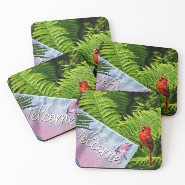 Item preview, Cardinal welcoming you designed and sold by Astute-Artio-Photography.