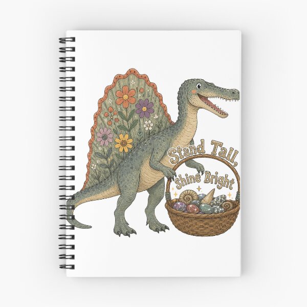Item preview, Sail of Smiles - Cute Prehistoric Spinosaurus Dinosaur designed and sold by bapupa.