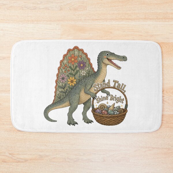 Item preview, Sail of Smiles - Cute Prehistoric Spinosaurus Dinosaur designed and sold by bapupa.