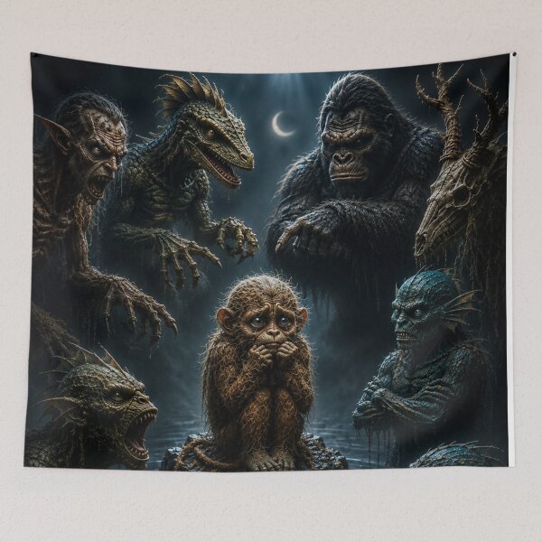 Item preview, The Smallest Fear Among Monsters designed and sold by JUTElCONIC.