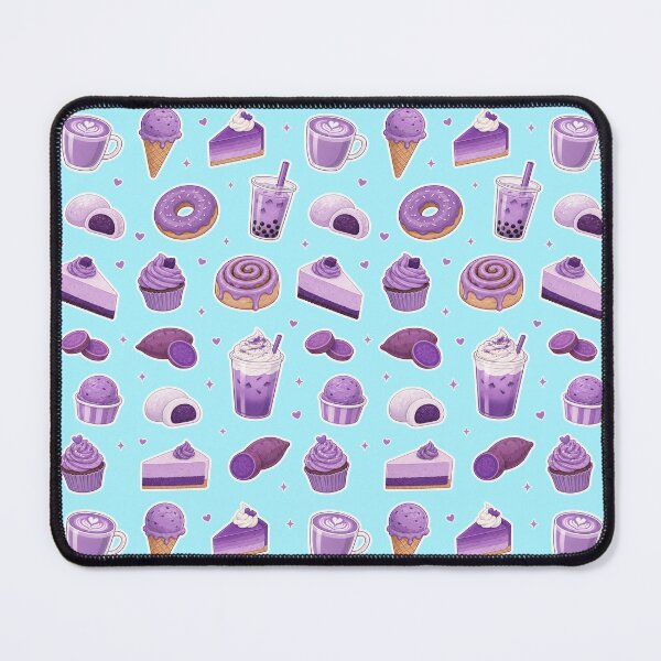 Item preview, Purple Yam Food Pattern - Ube Desserts and Sweet Treats designed and sold by merchxwear.