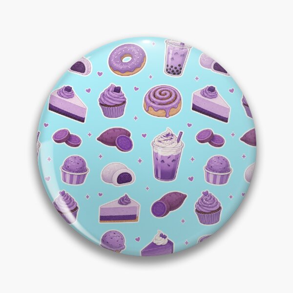 Item preview, Purple Yam Food Pattern - Ube Desserts and Sweet Treats designed and sold by merchxwear.