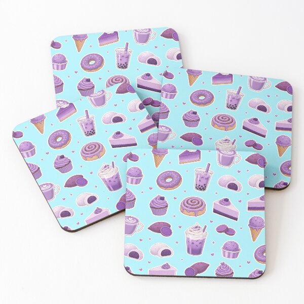 Item preview, Purple Yam Food Pattern - Ube Desserts and Sweet Treats designed and sold by merchxwear.