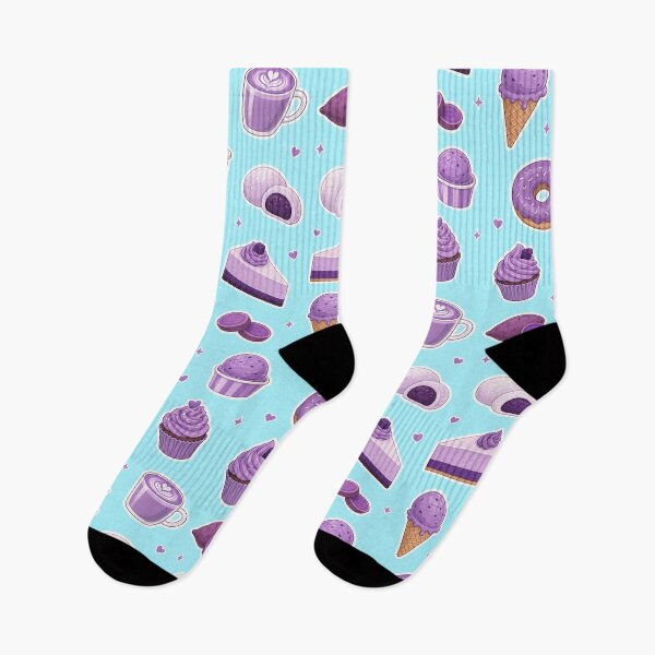 Item preview, Purple Yam Food Pattern - Ube Desserts and Sweet Treats designed and sold by merchxwear.