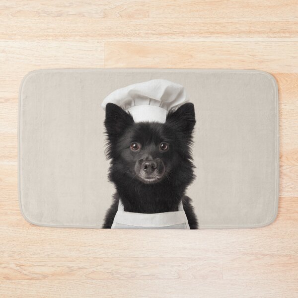 Item preview, Schipperke Chef Dog Funny Cooking Apron Hat Cute Pet Portrait designed and sold by LazyOwlStore.