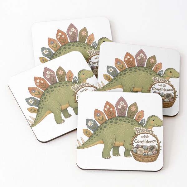 Item preview, Petal Plates - Cute Prehistoric Stegosaurus Dinosaur designed and sold by bapupa.
