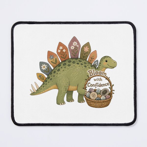 Item preview, Petal Plates - Cute Prehistoric Stegosaurus Dinosaur designed and sold by bapupa.