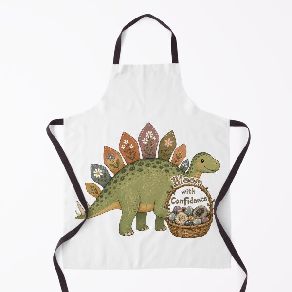 Item preview, Petal Plates - Cute Prehistoric Stegosaurus Dinosaur designed and sold by bapupa.
