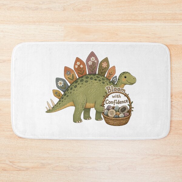 Item preview, Petal Plates - Cute Prehistoric Stegosaurus Dinosaur designed and sold by bapupa.