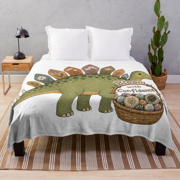 Item preview, Petal Plates - Cute Prehistoric Stegosaurus Dinosaur designed and sold by bapupa.